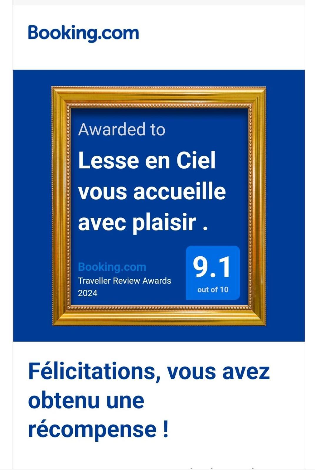 ウイエ Lesse En Ciel Vous Accueille Avec Plaisir .ヴィラ エクステリア 写真